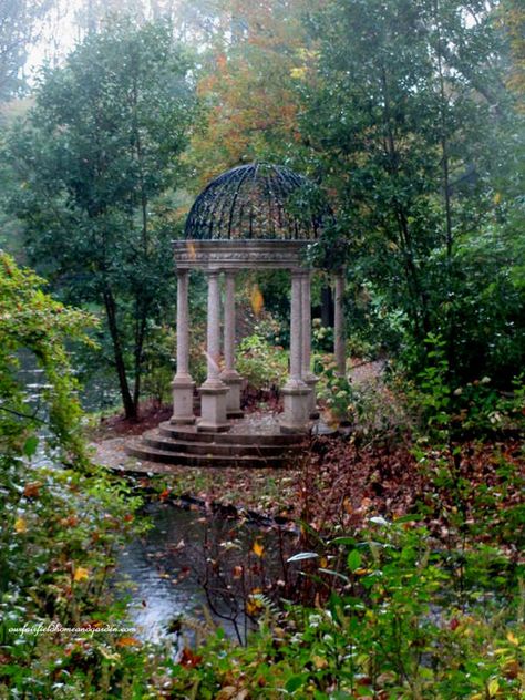 Folly at Longwood Gardens Rain Gardens, Longwood Gardens, Garden Gazebo, Ideas Garden, Beautiful Architecture, Nature Aesthetic, Pretty Places, Fantasy Landscape, Dream Garden