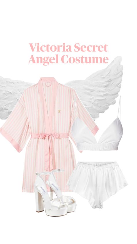 Costume Vs Angel Costume, Victoria Secret Angel Costumes, Creepy Halloween Party, Angel Costume, Trendy Halloween Costumes, Vs Angels, Halloween Inspo, Trendy Halloween, Victoria Secret Angels