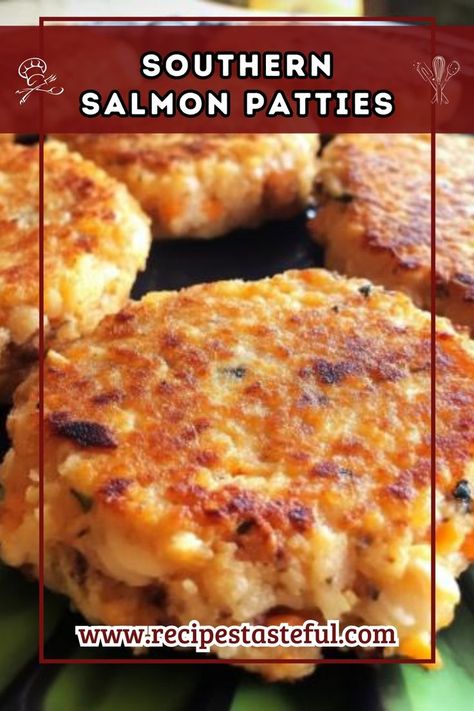 Deliciously crispy salmon patties, perfect for a quick meal or as an appetizer, packed with flavor and easy to make. Southern Salmon Patties, Crispy Salmon, Salmon Patties Recipe, Recipes Learn, Patties Recipe, Easy Salmon, Salmon Patties, Quick Meal, Quick Weeknight Meals