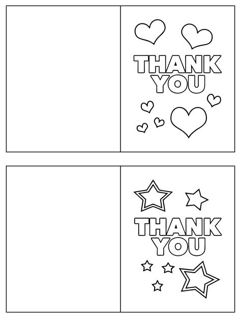 Thank You Card Preschool Craft, Thank You Cards Coloring Free Printable, Thank You Cards By Kids, Free Printable Thank You Notes, Thank You Card Ideas For Kids, Thank You Card From Kids, Printable Thank You Cards For Teachers, Thank You Card Printable Free, Thank You Template Printable Free