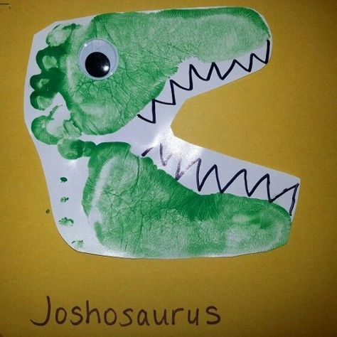 9 Wonderful Dinosaur Crafts And Activities For Preschoolers | Styles At Life Hand Print Art, Dinosaur Activities Preschool, Dinosaurs Preschool, Footprint Crafts, Dinosaur Activities, Party Crafts, Dinosaur Crafts, Footprint Art, Daycare Crafts