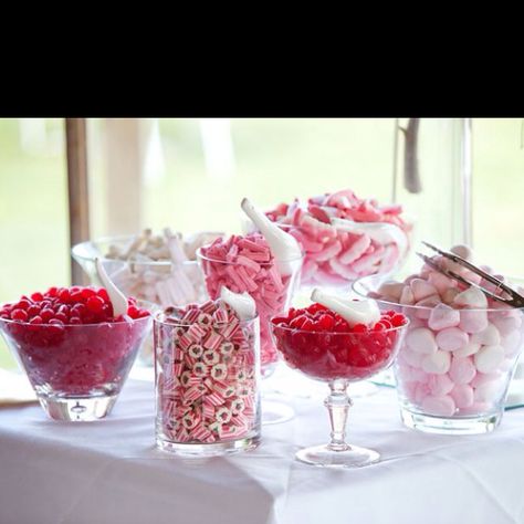 Lolly bar - this was at my wedding. Snack Bar Party, Bridal Shower Snacks, Lolly Bar, 21st Birthday Girl, Lolly Buffet, Disco Party Decorations, Candy Bar Wedding, 21st Party, 1st Birthday Themes