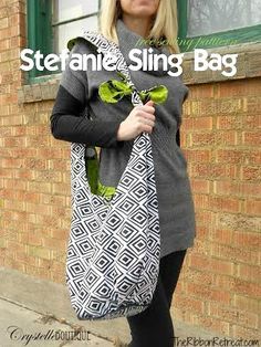 Stefanie Sling Bag - The Ribbon Retreat Blog Sling Bag Pattern, Crochet Sling Bag, Hobo Bag Patterns, Crochet Shell Stitch, Slouch Bags, Bag Pattern Free, Free Sewing Pattern, Mk Handbags, Mk Purse