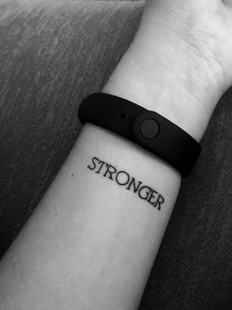 Stronger Tattoo, Small Spiritual Tattoos, Strong Tattoos, Tattoos Simple, Semicolon Tattoo, Small Tattoos Simple, Bike Photoshoot, Initial Tattoo, Spiritual Tattoos