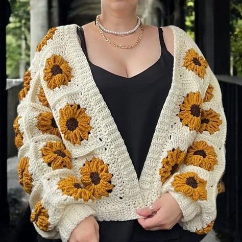 Granny square crochet pattern