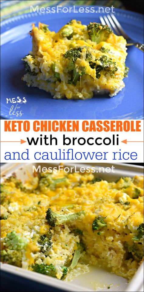 We loved this Keto Chicken Broccoli Casserole with Cauliflower. If you love broccoli and rice casserole, but hate the carbs, try this cheesy dish! #ketorecipe #Ketocasserole #lowcarbrecipe Keto Broccoli And Cauliflower Casserole, Broccoli And Cauliflower Casserole, Keto Chicken Broccoli Casserole, Keto Chicken Broccoli, Broccoli And Rice Casserole, Broccoli Cauliflower Casserole, Cauliflower Rice Casserole, Dinner Noodles, Broccoli And Rice