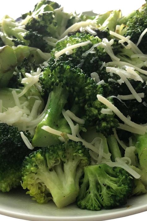 How To Cook Broccoli On the Stove Top Broccoli On The Stove, Vegan Cheesy Broccoli, Cook Broccoli, Broccoli Sauteed, How To Cook Broccoli, Buttered Vegetables, Raw Broccoli, Cheesy Broccoli, Vegan Parmesan Cheese