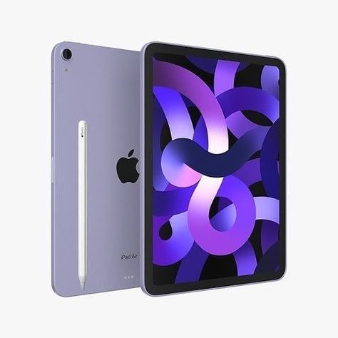 Apple Ipad Air Purple, Ipad Air 5 Purple, Ipad Air Purple, Ipad With Pen, Apple I Pad, Ipad Purple, Purple Ipad, Ipad Air 2022, Ipad Lockscreen