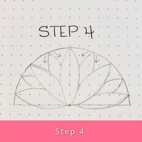 Pictures Of Lotus Flowers, Drawing A Lotus Flower, Simple Lotus Flower Drawing, Lotus Flower Drawing Simple Step By Step, How To Draw Lotus Step By Step, Lotus Doodle Art, Lotus Flower Painting Easy, Lotus Flower Drawing Mandala, How To Draw Lotus