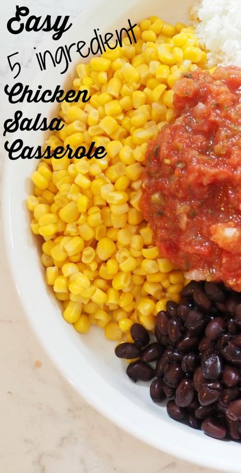 Recipes That Use Salsa, Chicken Salsa Bake, Recipes Using Salsa, Chicken And Salsa Recipe, Chicken With Salsa Recipe, Recipes With Salsa, Kid Friendly Crockpot Recipes, Salsa Chicken Casserole, 5 Ingredient Meals