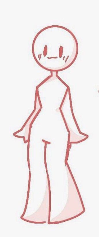 BUT SOMETING Drawing Of A Body Sketches, Art Bases 1 Person, Body Bases Sketch, Easy Body Base Drawing, Doodle Ideas Simple Cute, Drawing Bases Cute, Easy Base Drawing, Kidcore Art Body Base, Body Drawing Ideas Easy