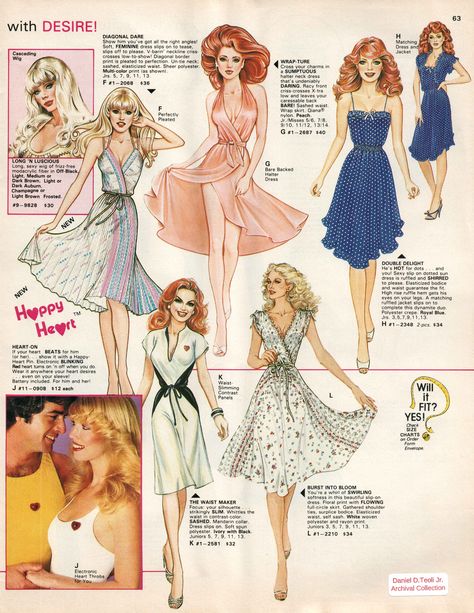 Frederick's Of Hollywood July 1982 D.D.Teoli Jr. A.C. : D.D.Teoli Jr. A.C. : Free Download, Borrow, and Streaming : Internet Archive Vintage Fashion Sketches, Frederick’s Of Hollywood, Casual Wear Dress, Movies Outfit, Vintage Wardrobe, Fredericks Of Hollywood, Vogue Patterns, 1980s Fashion, 1970s Fashion