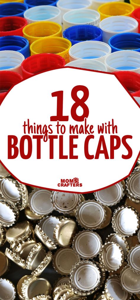 Bottle Top Crafts, Beer Cap Crafts, Bottle Cap Projects, Plastic Bottle Caps, Cap Art, Beer Bottle Caps, Beer Bottle Cap, Bottle Cap Art, Bottle Cap Crafts