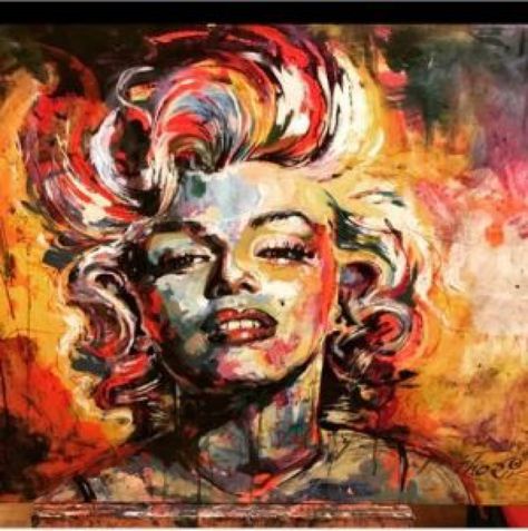 Marylin Monroe by arthorik on @DeviantArt Voka Art, Marilyn Monroe Art, Social Art, Art Video, Abstract Portrait, Art Videos, Portrait Painting, Realism, Art Journal