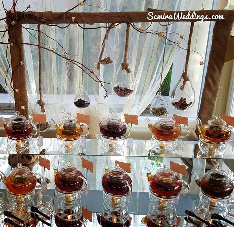 Samira Nosrati on Instagram: “Relaxation station..... #samiraweddings #tea #teahouse #teastation #teabar #teatime #teaspot #chaikhone #moderntea #catering #occatering…” Tea Buffet Display, Tea Bar At Wedding, Tea Bar Wedding, Tea Bar Station, Teahouse Design, Coffee Station Wedding, Massage Content, Wellness Tourism, Tea Buffet