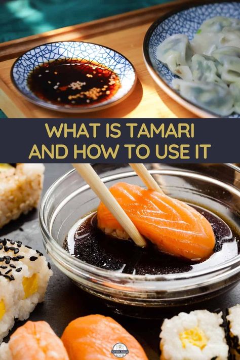 Tamari Sauce Recipe, Tamari Recipes, Fermented Soybeans, Healthy Sauce Recipes, Asian Salmon Recipes, Wasabi Sauce, Asian Salmon, Bunny Chow, Becoming A Chef