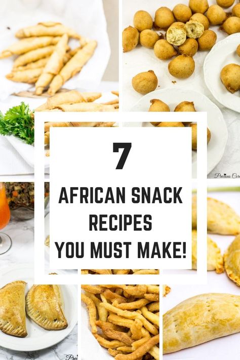 7 insanely delicious African snack recipes! They range from sweet treats to savory snacks. Each of them is so good and there is a recipe here on my blog to show you how to make them. Enjoy these recipes, friends! #Snacks #PreciousCore Drop Doughnut Recipe, African Snacks, Salad Recipe Ideas, Africa Food, Doughnut Recipe, Fool Proof Recipes, Snack Mix, African Food, Savory Snacks