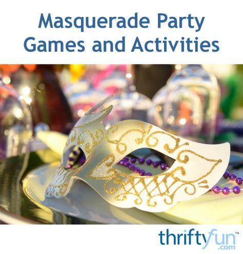 This is a guide about masquerade games and activities. Planning games and activities that complement your masquerade themed party just adds to the fun. Masquerade Party Games, Masquerade Themed Party, Masquerade Party Centerpieces, Masquerade Party Themes, Party Games For Teens, Mascarade Party, Girls Birthday Party Games, Sleepover Party Games, Party Games For Adults