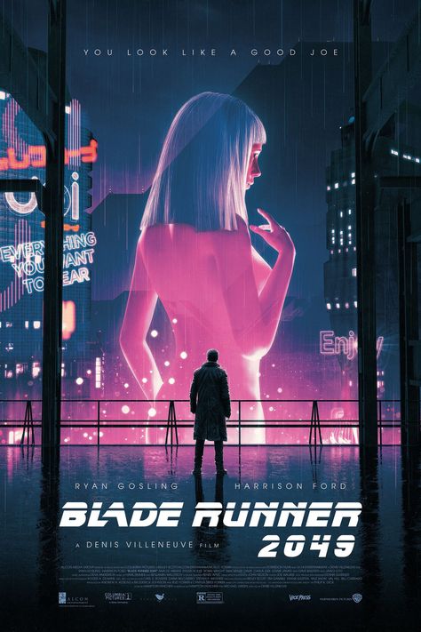 Matt Ferguson on Twitter: "I think they go pretty nicely together ey? https://t.co/g3cDCjlZz3" / Twitter Blade Runner Wallpaper, Matt Ferguson, Blade Runner Poster, Blade Runner Art, Denis Villeneuve, Film Poster Design, Blade Runner 2049, Cyberpunk Aesthetic, Cyberpunk City