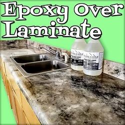 Epoxy Laminate Countertops, Epoxy Countertop Kit, Stone Coat Countertop, Countertop Transformations, Resurface Countertops, Countertop Kit, Epoxy Countertops, Metallic Epoxy Floor, Sunflower Kitchen Decor