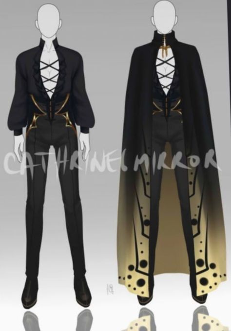 Male Fantasy Clothing, Anime Outfit, Winter Palace, Clothing Design Sketches, Hero Costumes, Dress Sketches, Anime Dress, Fashion Design Drawings, Fantasy Dress