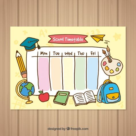 Homework Schedule, Computer Lab Lessons, Study Schedule Template, Stationery Store Design, Weekend Planner, Kindergarten Calendar, Preschool Charts, Class Timetable, School Cookies