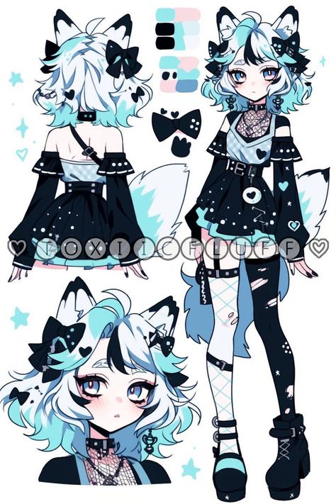 Goth Pokemon Trainer, Vtuber Model Design Ideas, Species Ideas For Ocs, Idol Oc Art, Clothing Ideas For Ocs, Nen Ability Ideas, One Armed Character Art, Vtuber Concept Art, Vtuber Hair Ideas