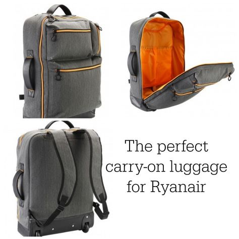 Carry on luggage from Max Luggage Ryan Air Carry On, Ryanair Carry On Packing Tips, Italy Northern, Ryan Air, Best Carry On Backpack, Luggage Ideas, Best Travel Luggage, Carry On Packing Tips, Be On Time