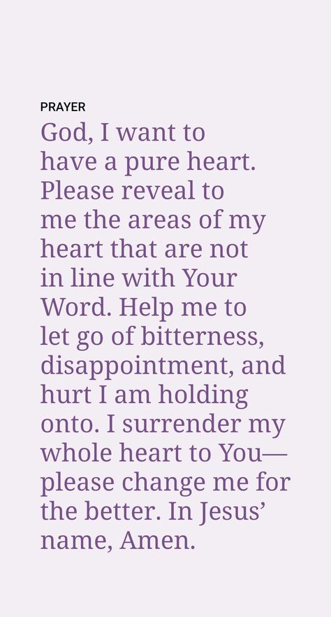 Believers Are “Pure in Heart”

Those believers in Antioch became baptized Christians, and the faithful among them could apply to themselves Jesus’ words: “Happy are the pure in heart, since they will see God.” (Matthew 5:8) But who are “the pure in heart”? And how do they “see God”?

The pure in heart are inwardly clean. Theirs is a purity of appreciation, affections, desires, and motives. (1 Timothy 1:5) They see God now in that they observe him acting in behalf of integrity keepers. Purity Quotes, Sunday Morning Prayer, Jesus Words, Purity Ring, Pure Heart, Spiritual Prayers, Prayer List, Miracle Prayer, Get Closer To God