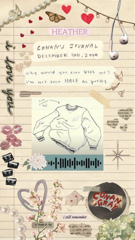 Happy Heather Day 🤍 #heather #conangray #fyp #vintage #vibes #music #wallpaper #art #quotes #december3rd #conangrayaesthetic #wishiwereheather #trending 3rd Of December Aesthetic, Heathers The Musical Wallpaper, Heather Wallpaper, Heathers Wallpaper, Heather Day, Conan Gray Aesthetic, Wallpaper Art, Music Wallpaper, Conan Gray