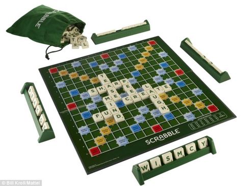 Game Challenges, Scrabble Board Game, Scrabble Game, Scrabble Board, Letter Tiles, Letter Games, Improve Your Vocabulary, Letter Bag, Classic Board Games