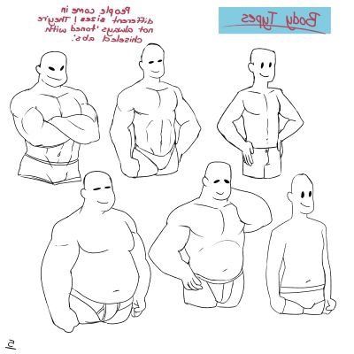 Cute Family Reference Drawing Poses, Drawing Dnd Characters, Dad Body Reference, Body Type Drawing, Male Anatomy, Draw Cartoon, 남자 몸, Different Poses, Body Reference Drawing