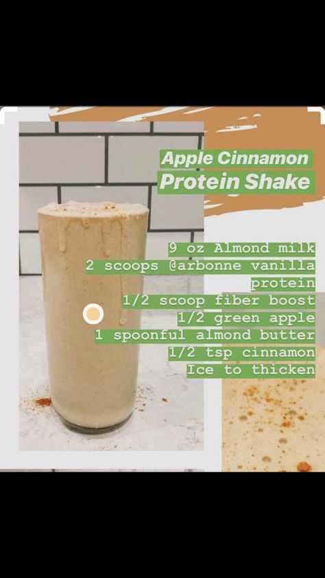 Apple Cinnamon Protein Shake Apple Protein Shake, Arbonne Cleanse Recipes, Arbonne Protein Shakes, Arbonne Shake Recipes, Arbonne Protein, Vegan Protein Shake, Arbonne Nutrition, Arbonne Recipes, Healthy Living Recipes