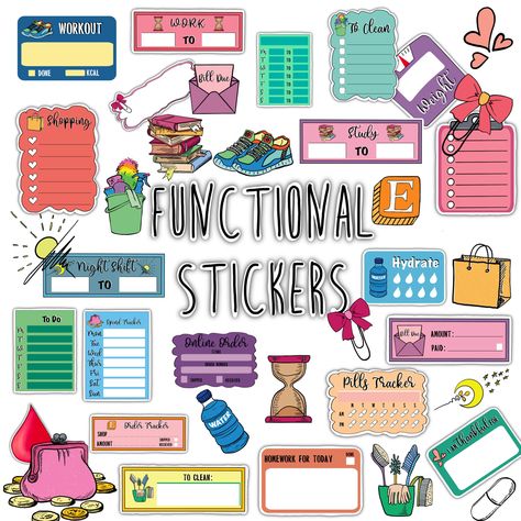 Digital Scrapbook Stickers, Happy Planner Free Printable, Digital Stickers For Goodnotes, Notes Stickers, Clip Art Freebies, Sticker Business, Coloring Printables, Stickers For Goodnotes, Planner Tabs