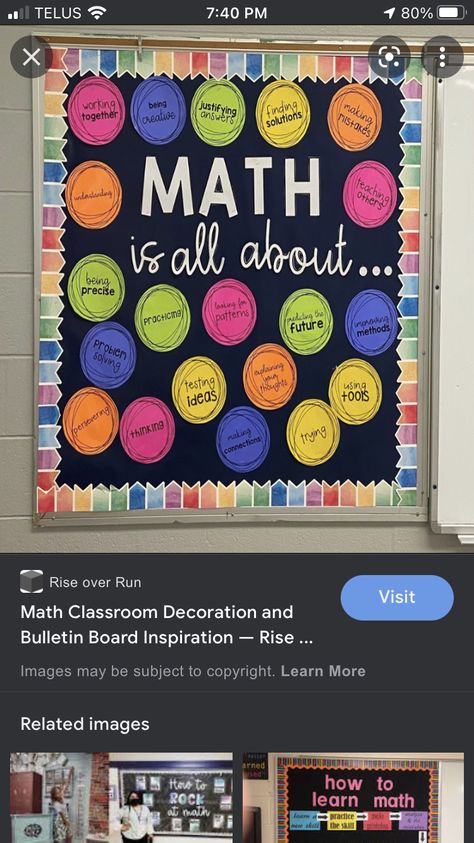 Math Chart Ideas Student, High School Classroom Decorating Ideas Math, Maths Models For Exhibition Ideas, Math Door, Hippie Classroom, Maths Chart, Math Door Decorations, Classroom Displays Secondary, Maths Wall