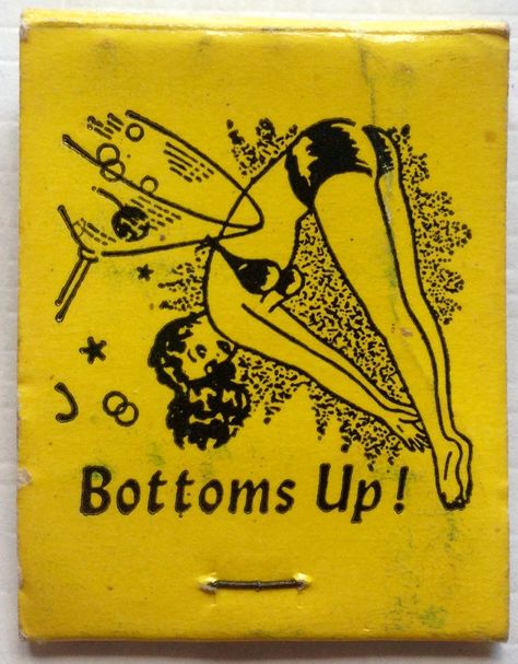 Carnival Room  #matchbook - To design & order your business' own logo #matches GoTo: GetMatches.com #phillumeny Comic Outline, Matchbook Design, Matchbox Covers, Match Boxes, Vintage Burlesque, Matchbook Art, Surf Tee, Matchbox Art, Artwork Ideas