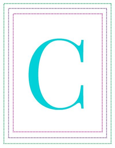 Big Printable Letter C - Printable Letter A - I love these ABC printables (all are here A through Z!) for teaching children their ABCs. Flash cards are just one way to teach your toddlers and preschoolers the letter of the alphabet. Free Stencils Printables Templates, Letter Stencils Printables, Stencils Printables Templates, Free Printable Alphabet, Blue Cards, Kindergarten Letters, Abc Flashcards, Alphabet Templates, Abc Printables