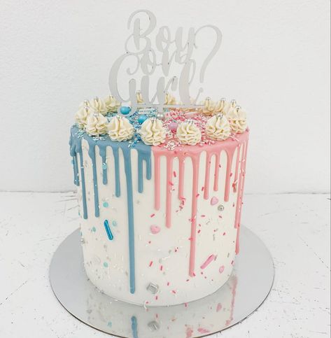 Gender Reveal Cake Ideas Boy Or Girl, Gender Cake Ideas, Boy Or Girl Prediction, Gender Reveal Cake Ideas, Gender Cake, Boy Or Girl Cake, Baby Shower Gender Reveal Cake, Gender Reveal Cakes, Baby Reveal Cakes