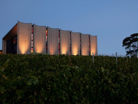 The Best Wine Resorts in the World | Condé Nast Traveler Wineries Architecture, Hobart Tasmania, Wine Merchant, Tasmania Australia, Cellar Door, Best Wine, Prefabricated Houses, Sustainable Tourism, Light Magic