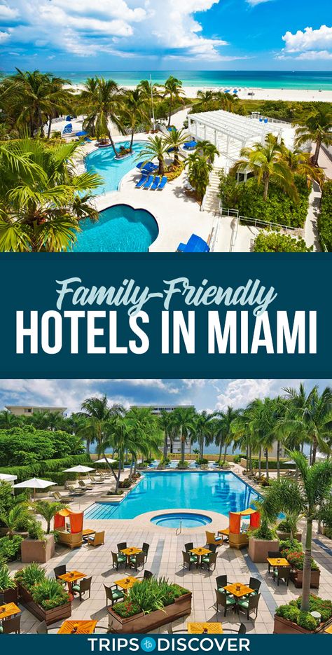 Best Hotels In Miami, Miami Resort, Miami Hotels South Beach, Outfits Miami, Resorts For Kids, Kid Friendly Resorts, Best Family Beaches, Florida Family Vacation, Kid Friendly Vacations