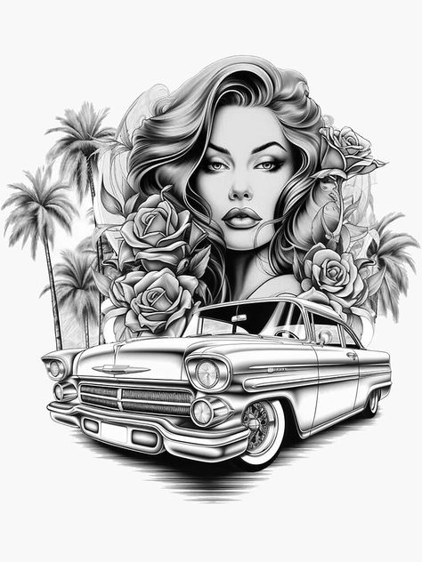 Chicano Photoshoot, Low Riders Drawings, Japanese Gazebo, Chola Costume, Cholo Style Drawings, California Bear Tattoos, Cholo Art Chicano Drawings, Lowrider Drawings, Lowrider Tattoo