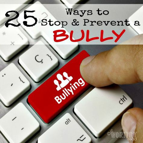 25 Ways to Stop and Prevent a Bully Bully Busters, Intellectual Property Law, 광고 디자인, Marketing Concept, Random Facts, Group Activities, Life Is Hard, Online Shops, Parenting Tips