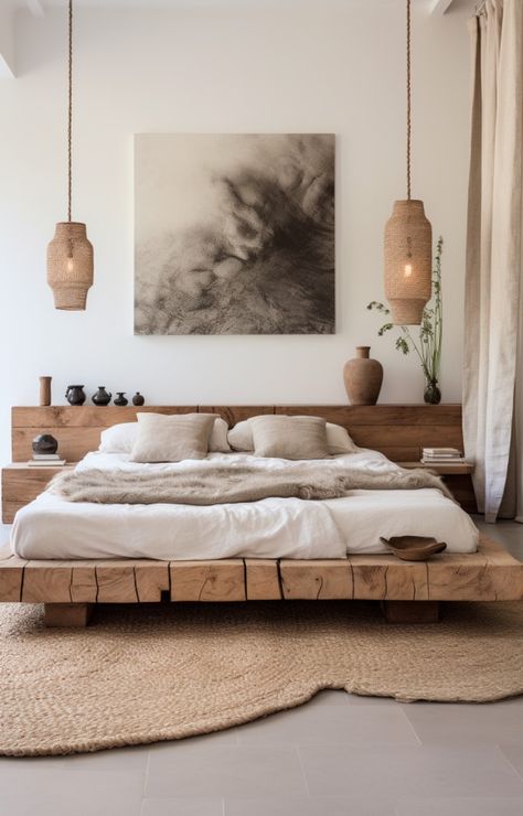 Chambre Boheme : nos conseils pour ce style chic et naturel Bali Bedroom, Architect Project, Beach House Room, Deco Boheme Chic, Mediterranean Style Home, Living Room Poster, Deco Bedroom, Zen Style, Cosy Spaces