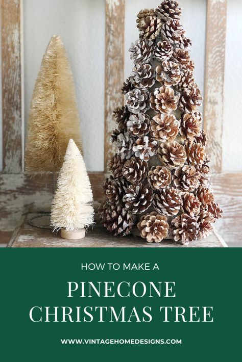 Pinecone Christmas Tree, Pinecone Tree, Pine Cone Tree, Pine Cone Christmas, Pinecone Christmas, Pine Cone Christmas Tree, Diy Pinecone, Plastic Ball, Cone Christmas Trees