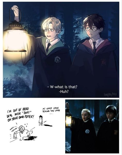 Draco And Harry, Dark Harry, Forbidden Forest, Drarry Fanart, Harry Potter Games, Funny Harry Potter Jokes, Harry Draco, Gay Harry Potter, Harry Potter Feels