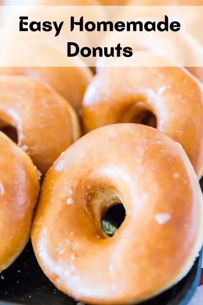 Simple Homemade Donuts At Home Donut Recipe, Easy Donut Recipe No Yeast Simple, Yeast Doughnuts Homemade, Quick Donut Recipe Baked, Homemade Donuts Recipe Easy Quick, Homemade Donuts Recipe Without Yeast, Homemade Yeast Donuts Recipe, Small Batch Donuts Recipes, Old Fashion Doughnuts Recipe