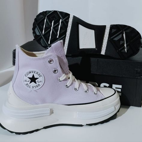 Rich Closet, Converse Run Star Legacy, Keep Them Guessing, Converse Run, Light Violet, Converse Run Star, Hightop Sneakers, Box Color, Converse High Tops