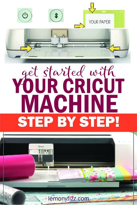 Learn how to use a Cricut machine. Get that little bug out of the box and start making quick and easy crafts. Use paper, vinyl, HTV and more to make beautiful beginner Cricut projects. Beginner Cricut Projects, Beginner Cricut, Cricket Machine, Cricut Help, How To Use Cricut, Cricut Mat, Cricut Supplies, Cricut Explore Projects, Quick And Easy Crafts