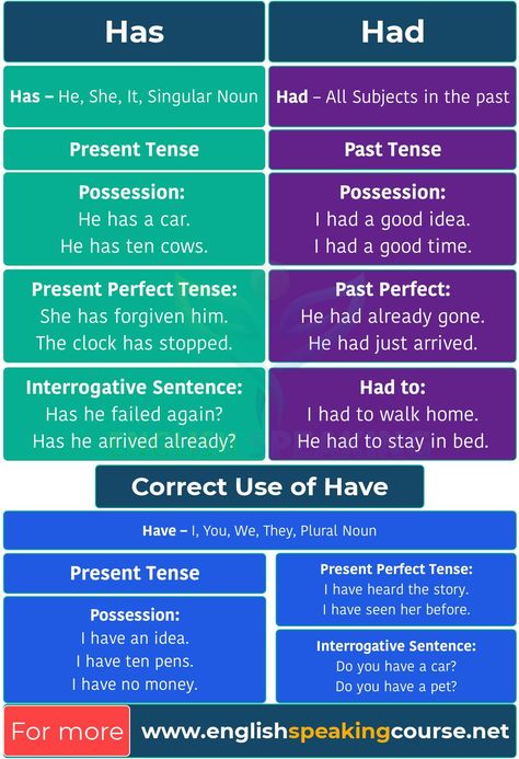 How to use Have Has Had,
English Grammar,
Difference - Have Has Had,
Daily use English sentences, Uses Of Has Have And Had, Has Have Had Sentences, Had Has Have Grammar, Have Has Had Grammar Rules, Use Of Have Has Had In English, Has Have Had Grammar, Has And Have Grammar Rules, Have Has Had, Basic Grammar For Kids