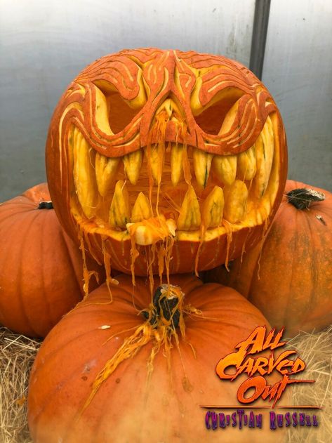 Pumpkin Carving Ideas Hard Scary, Pumpkins Carving Ideas Scary, Scary Punkin Carving, Scary Punkin Ideas, Scary Pumpkin Ideas For Halloween, Scary Carved Pumpkins Ideas, Pumpkin Carvings Scary, Pumpkin Carving Designs Scary, Carving Pumpkins Ideas Scary